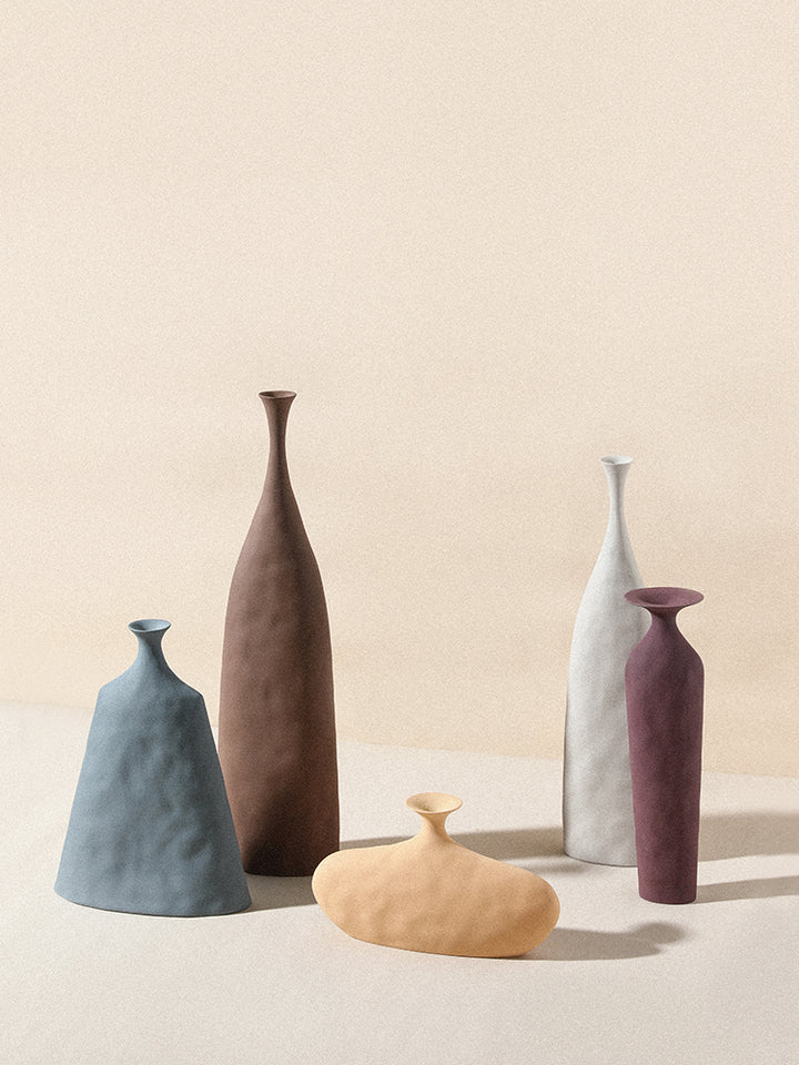 Firefly Huda Porcelain Vase - Yellow