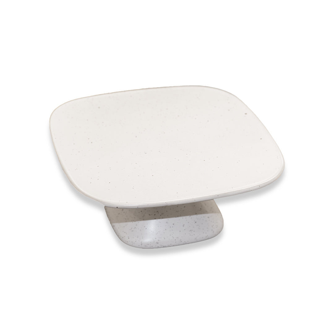 Keith Cake Plate 21 cm - White