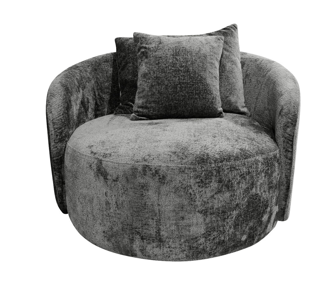 Samba Love Chair Small Swivel 360 Rotation Dark Grey 