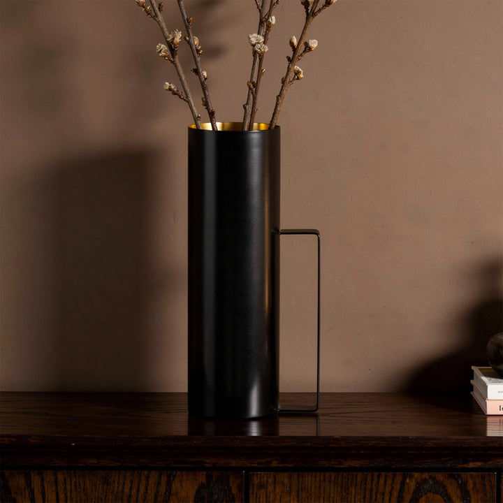 VASE 16*10*43CM IRON فازة