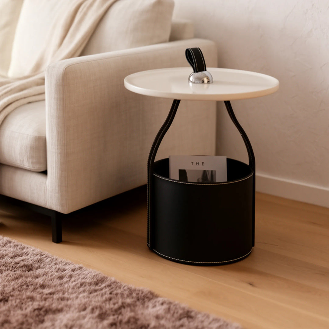 RENEE SIDE TABLE 45 X50CM BLACK