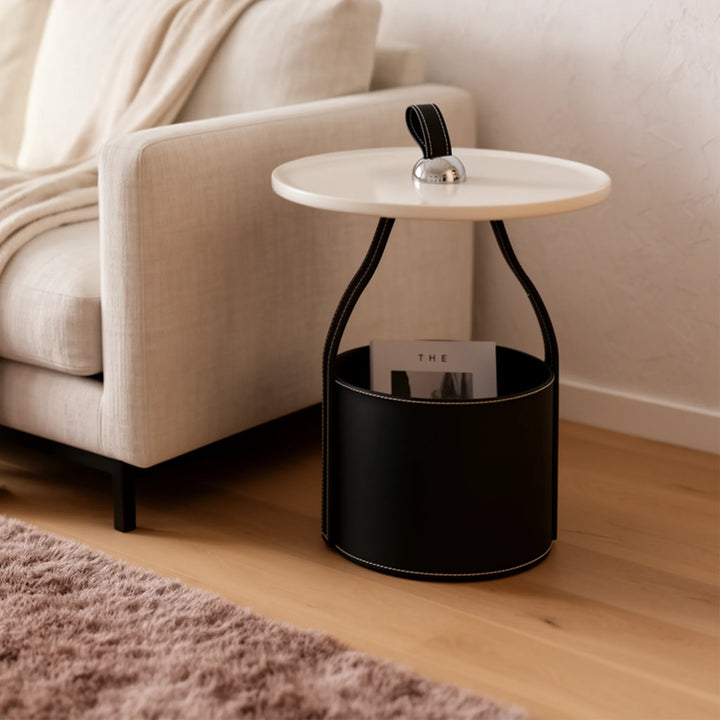 RENEE SIDE TABLE 45 X50CM BLACK