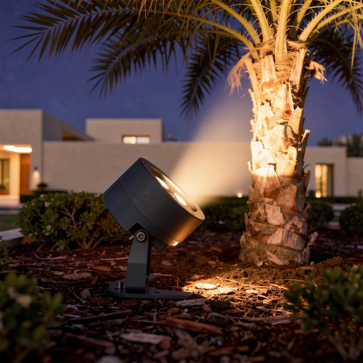 LED GARDEN LIGHT 30W DARK GREY 240V 3000K