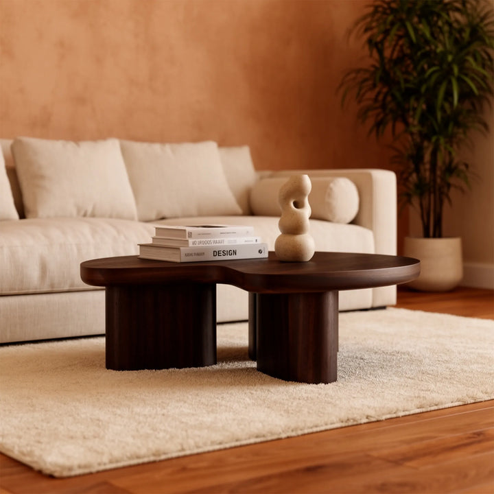 ALSTON COFFEE TABLE 90 X30CM / SMOKED OAK