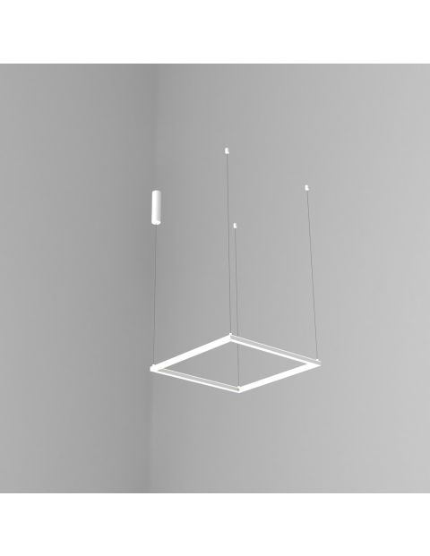 فايرفلاي مصباح معلق LED بقوة 45 واط 3000 كلفن D750*H1200مم - فضي