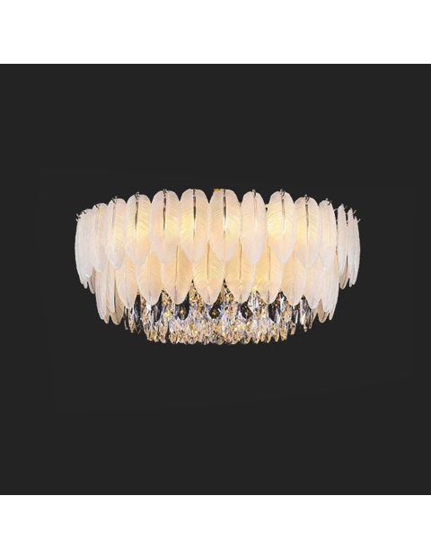  مصباح سقف كلاسيكي - ذهبي (بدون لمبات)