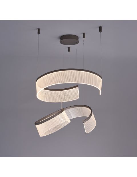 فاير فلاي مصباح معلق LED بقوة 62 واط - بني