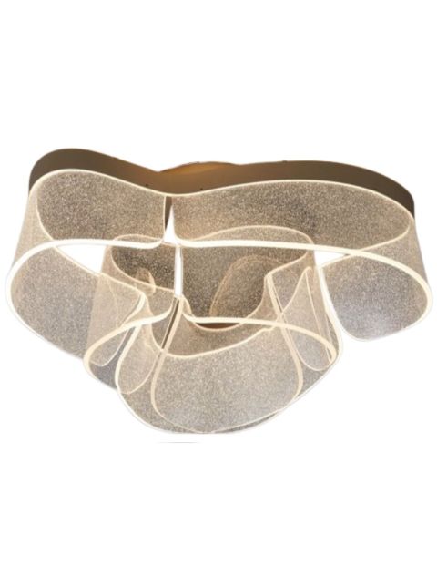 فاير فلاي مصباح سقف LED بقوة 75 واط - ذهبي