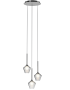 فايرفلاي مصباح معلق جي 9 LED بقوة 3 واط × 3 , طول 40×ارتفاع 500 سم - شفاف