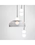 Firefly Pendant Light LED 18W Smoky/Amber Glass 