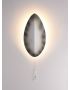 فاير فلاي مصباح حائط بمقاس 200×600 مم - فضي (بدون لمبة)