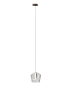 Firefly Pendant Lamp LED 1×6W Clear Glass - Brown 