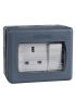 Exclusive 13A 1G SWITCHED SOCKET WEATHERPROOF-IP55 بلاك مطري مع سويتش