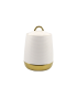 Firefly Roberts Sugar Canister Porcelain - White/Gold