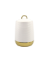 Firefly Roberts Tea Canister Porcelain - White/Gold