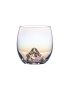 فايرفلاي غاندي كوب زجاجي ملون، 350 مل، قطعتين شفاف