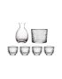 Firefly Parks Set Of 6 Vessel/600ML, 1 Jug/330ML, 4 Cups/50ml Clear
