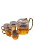 Firefly Lawrence Jug 6000ML + 4 Cups 115ML Clear