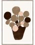 فايرفلاي لوحة قصيص الزهور  مع إطار - 60 × 85 سم