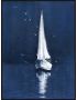 فايرفلاي لوحة القارب الشراعي  مع إطار  - 90 × 120 سم