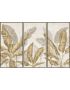 فايرفلاي طقم  لوحة النباتات  مع إطار من قطعتين - 60 × 120 سم