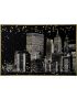 فايرفلاي لوحة روزا المدينة الصاخبة بطباعة فويل  مع إطار مقاس 120×80×3.5 سم