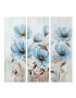 فايرفلاي لوحة الأزهار السماوية الجدارية الزيتية بدون إطار مقاس 90×90×3.5 سم