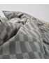 Marc O'Polo Sillia Neutral Grey Duvet Cover Set - 200 x 220 cm