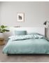 Marc O'Polo Washed Chambray Blue Duvet Cover Set - 200 x 220 cm
